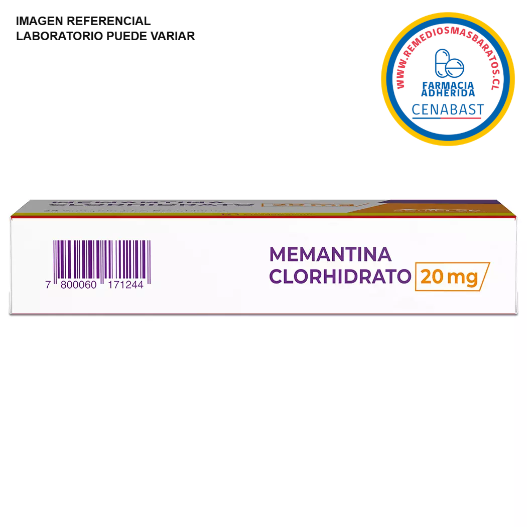 Memantina 20mg - 30 Comprimidos Recubiertos - Medicamento Cenabast