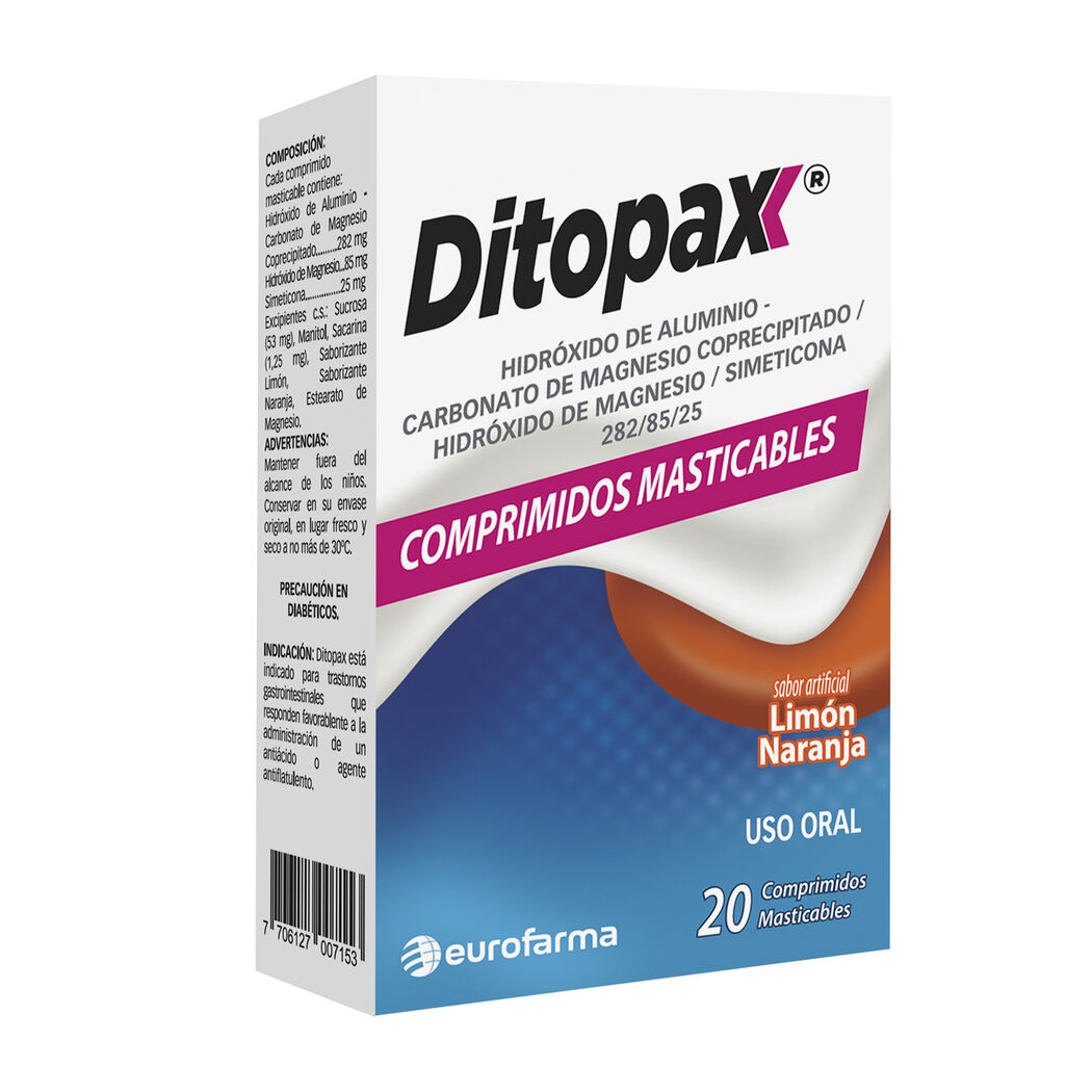 Ditopax - 10 Comprimidoss Masticables