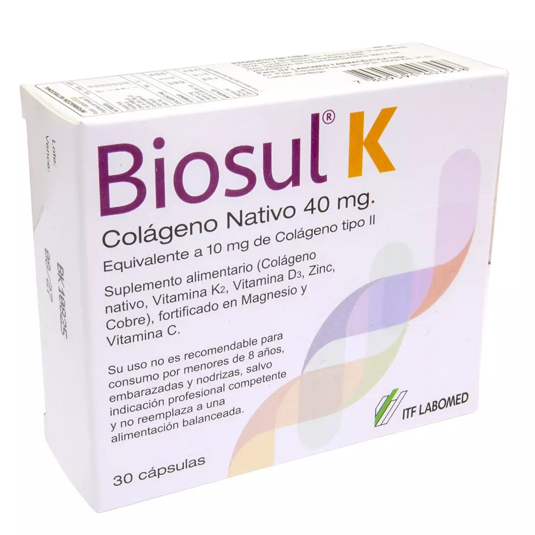 Biosul K - 30 Cápsulas