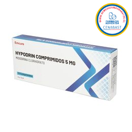 Hypodrin 5mg - 10 Comprimidos - Medicamento Cenabast