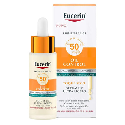 Eucerin Serum Uv Toque Seco Oil Control - 30 ml