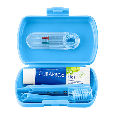 Curaprox Kids Travel Set Azul