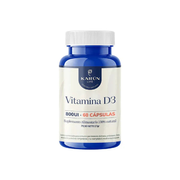 Vitamina D3 800UI - 60 Cápsulas