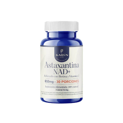 Astaxantina - NAD+ - 60 Cápsulas