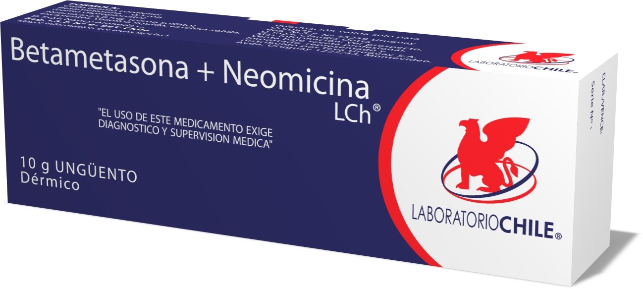 Betametasona+Neomicina Ungüento Dérmico
