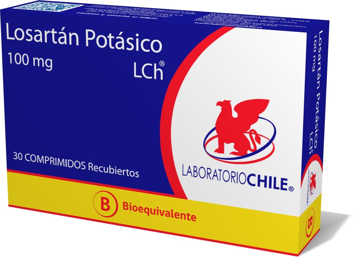 Losartan Comprimidos Recubiertos 100mg