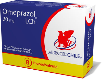 Omeprazol Cápsulas con gránulos con recubrimiento entérico 20mg - 30 unidades