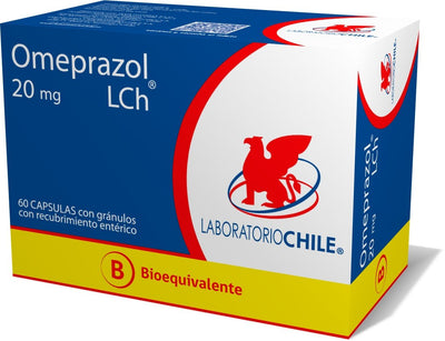 Omeprazol Cápsulas con gránulos con recubrimiento entérico 20mg - 60 unidades