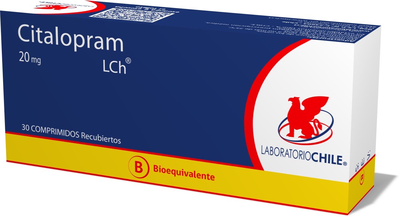 Citalopram Comprimidos Recubiertos 20mg