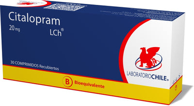 Citalopram Comprimidos Recubiertos 20mg