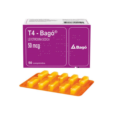 T4 50mcg - 50 comprimidos