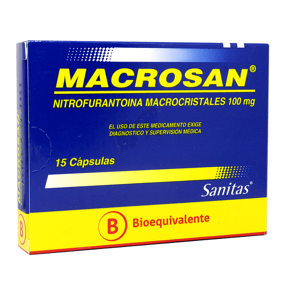 Macrosan Cápsulas 100mg - 15 unidades