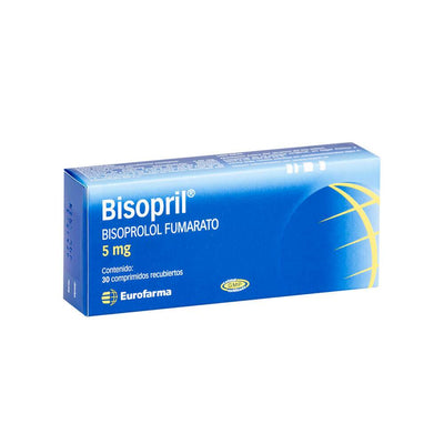 Bisopril 5mg - 30 Comprimidos Recubiertos