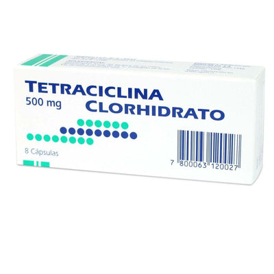 Tetraciclina Cápsulas 500mg