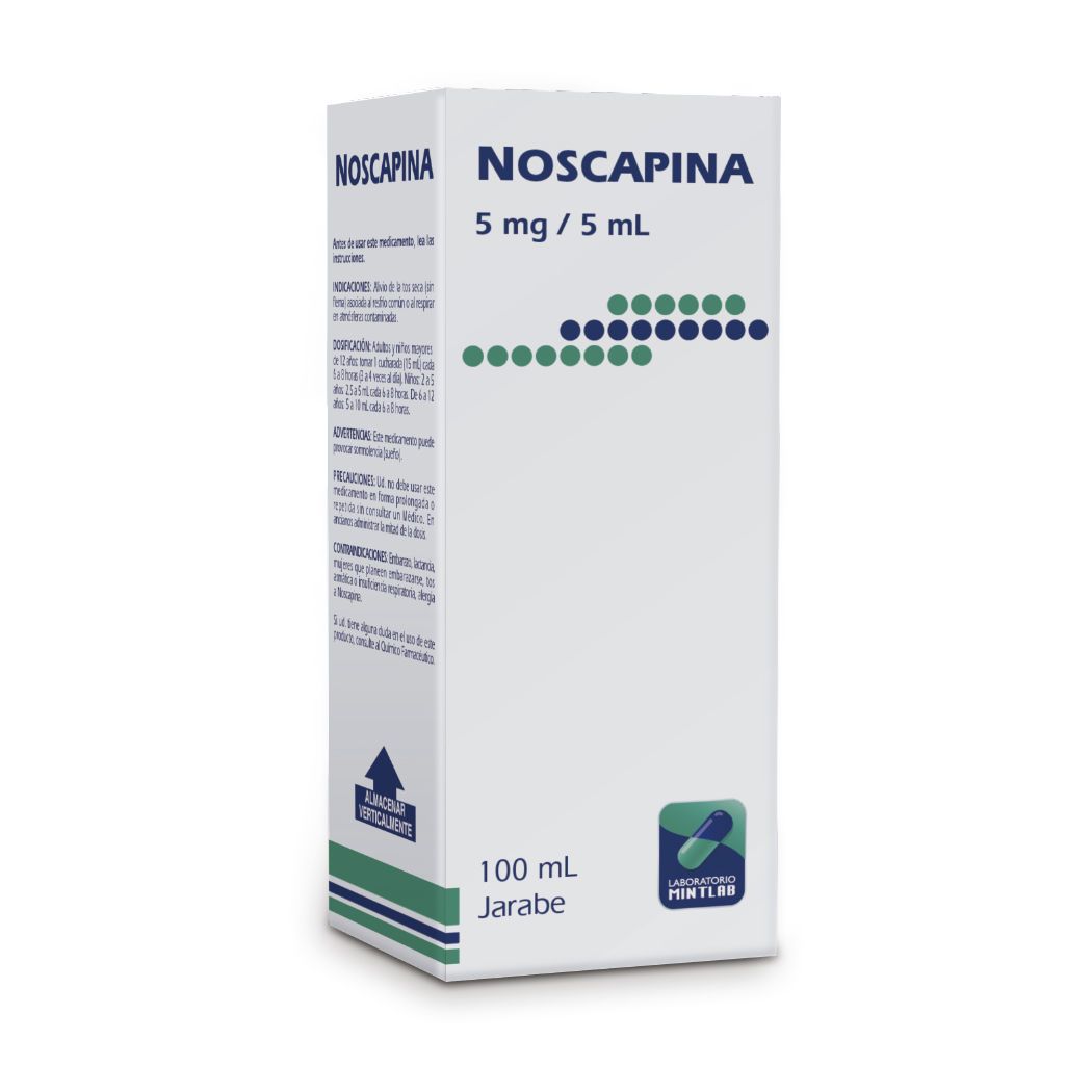 Noscapina Jarabe 5mg/5ml - Farmacias Curie