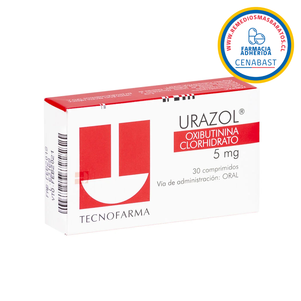 Urazol 5mg - 30 Comprimidos - Medicamento Cenabast