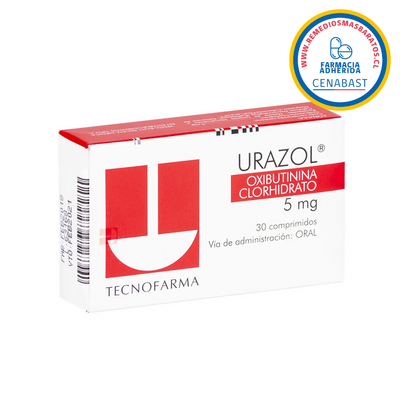 Urazol 5mg - 30 Comprimidos - Medicamento Cenabast