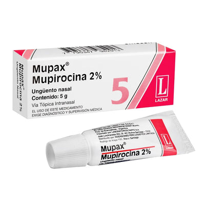 Mupax 2% - Ungüento Nasal 5 Gramos - Farmacias Curie