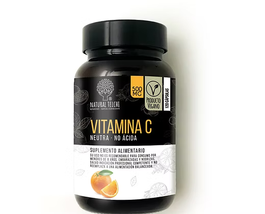 Vitamina C No Acida 500mg - 120 Cápsulas