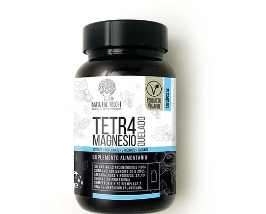 TetraMagnesio Quelado - 120 Cápsulas