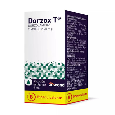 Dorzox T - Solución Oftalmica 5 mL