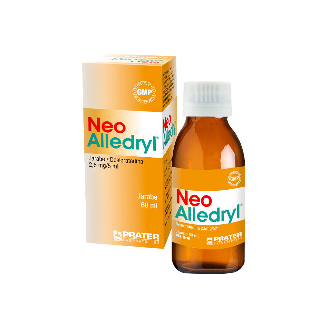 NeoAlledryl Jarabe 2,5mg/5ml - Farmacias Curie