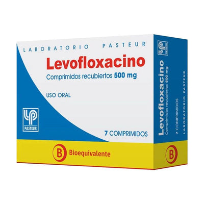 Levofloxacino 500mg - 7 Comprimidos Recubiertos