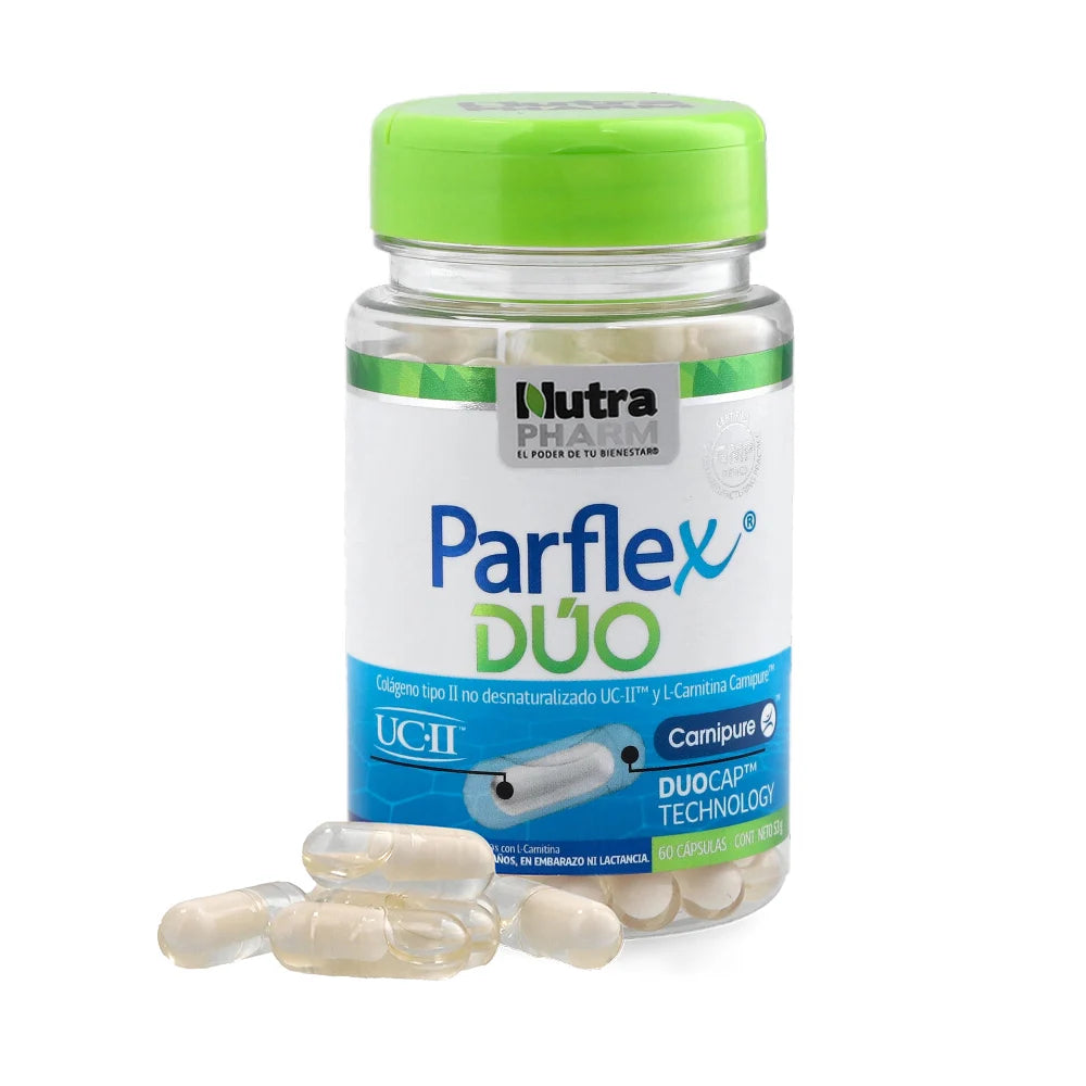 Parflex Dúo - 60 Cápsulas | Farmacias Curie - Envíos a todo Chile