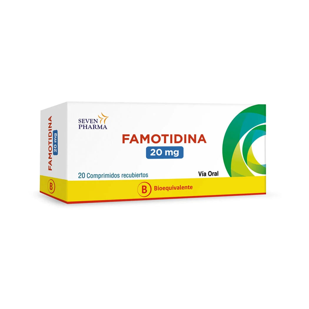 Famotidina 20mg - 20 Comprimidos Recubiertos