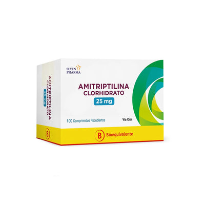 Amitriptilina 25 mg - 100 Comprimidos Recubiertos
