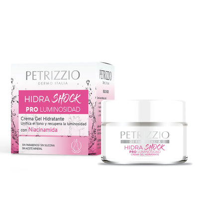 Crema Facial Petricio HidraShock Pro Luminosidad Niacinamida- 50 Gramos