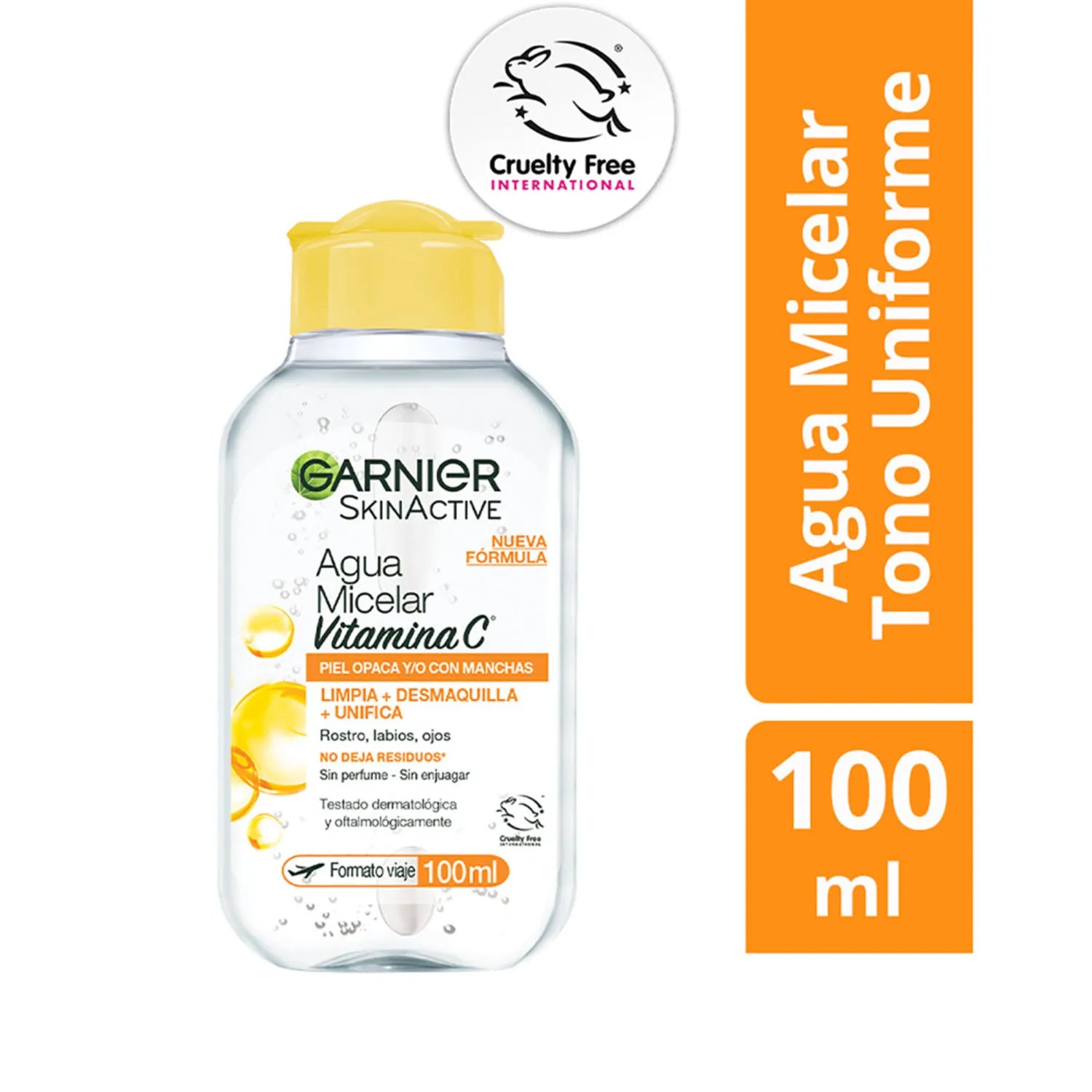 Garnier Agua Micelar Vitamina C 100 ml - Farmacias Curie