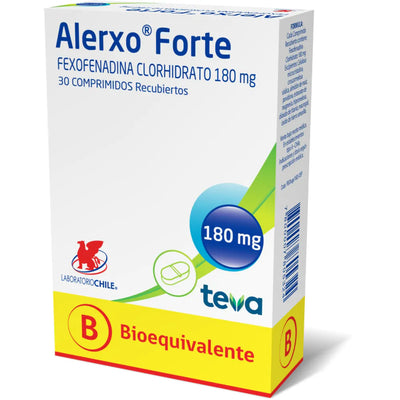 Alerxo Forte 180mg - 30 Comprimidos