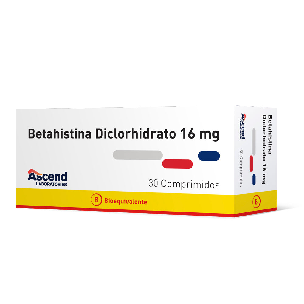 Betahistina 16 mg - 30 Comprimidos