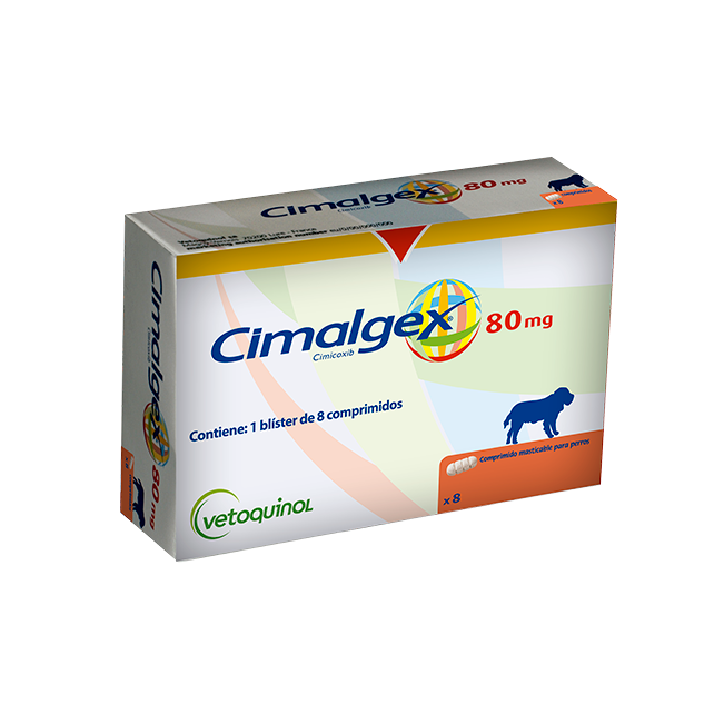 Cimalgex 80mg - 8 Comprimidos Masticables