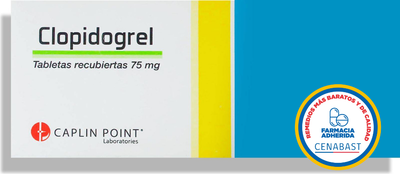 Clopidogrel 75mg - 30 Comprimidos Recubiertos - Medicamento Cenabast