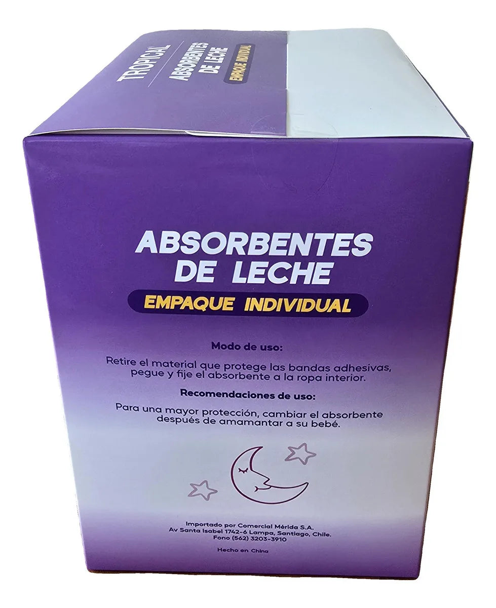 Tropical Absorbentes de Leche - 90 unidades