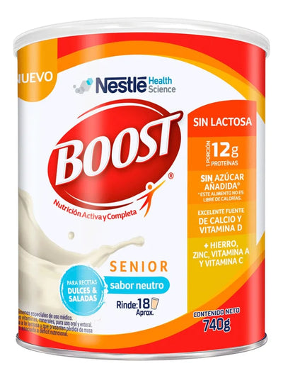 Boost Senior Neutro Sin Lactosa - 740g