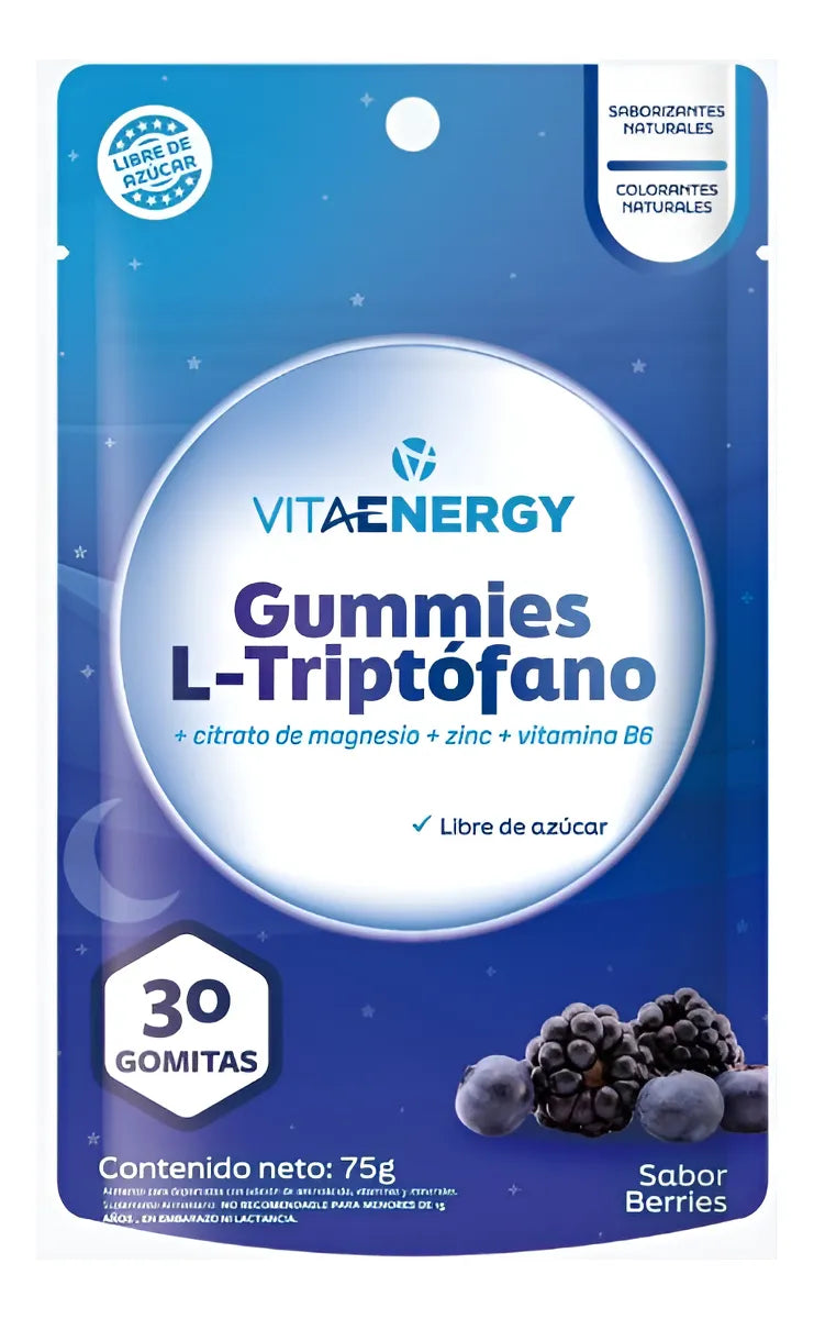 Gummies L-Ttriptófano - 30 Gomitas - Farmacias Curie