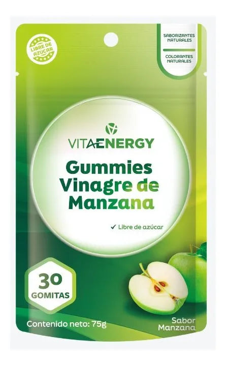 Gummies Vinagre de Manzana - 30 Gomitas - Farmacias Curie