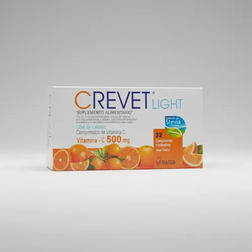 Crevet Light Naranja - 32 Comprimidos Masticables
