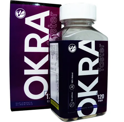 Okra Faster - 120 Cápsulas - Farmacias Curie