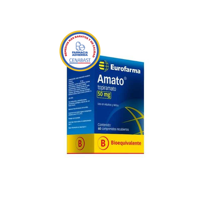 Amato 50 mg - 60 Comprimidos - Medicamento Cenabast