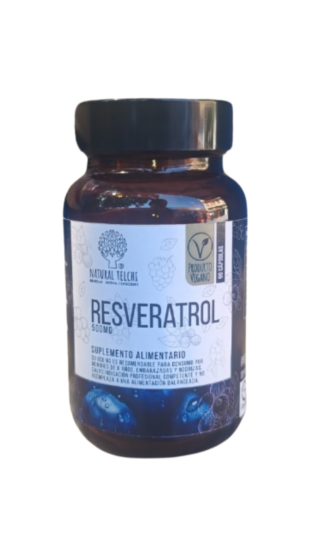 Resveratrol 500mg - 60 cápsulas