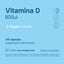 Vitamina D3 800UI - 120 Cápsulas