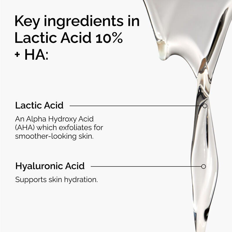 The Ordinary Serum Ácido Láctico 10% + Ácido Hialurónico - 30mL