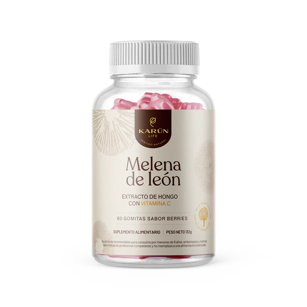 Hongo Melena de Leon + Vitamina C - 60 gomitas