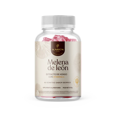 Hongo Melena de Leon + Vitamina C - 60 gomitas