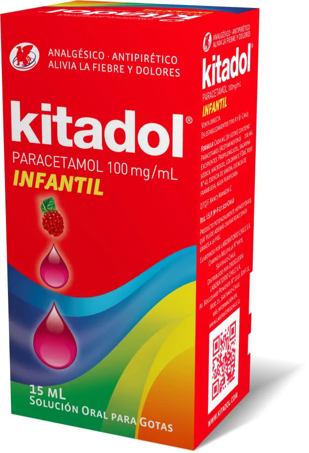 Kitadol Solucion Oral Gotas 100 mg/ml - 15 ml - Farmacias Curie
