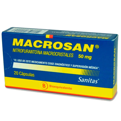 Macrosan Cápsulas 50mg - 20 unidades